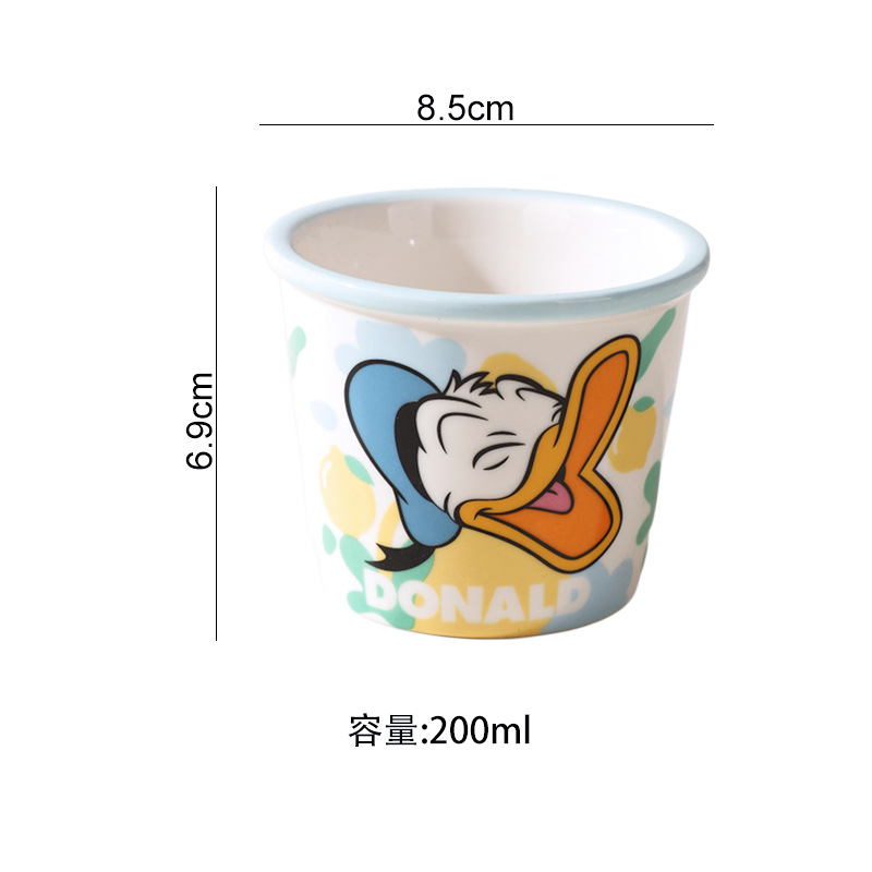 Disney Girls High Value Ceramic Ice Creative Nicho Diseño Casario Ice Cream Kids Dessert Cups