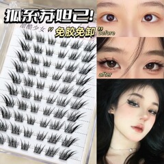 XOYO薄っぺらな無ゴム蘇ぼくの十列の大容量のつけまつげの9尾の狐の段階の自然な欧米のシミュレーションの濃密さ