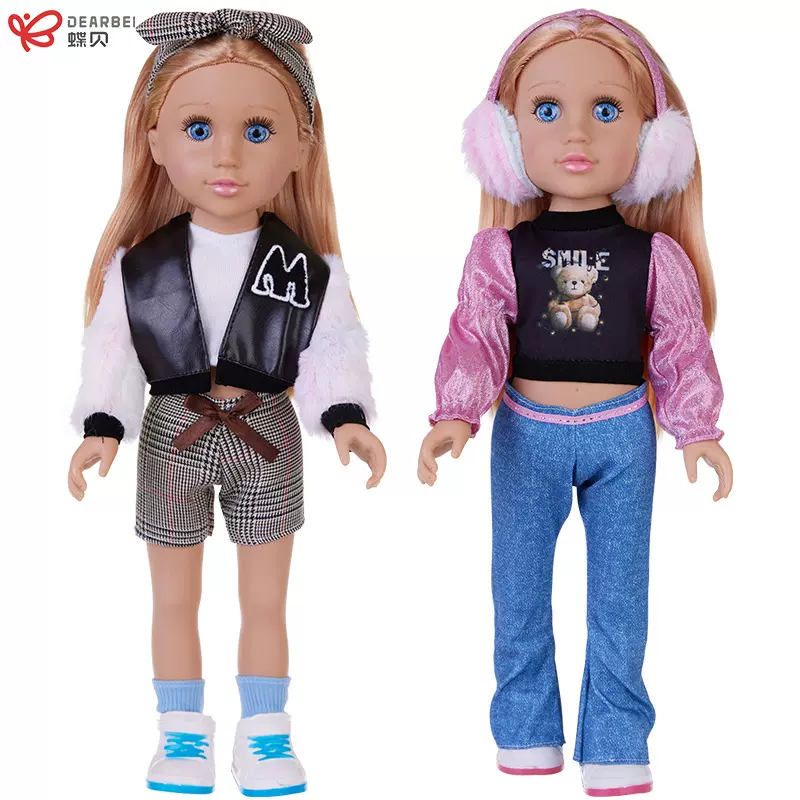 跨境新款18寸重生娃娃软胶婴儿安抚玩偶儿童过家家玩具厂家直销