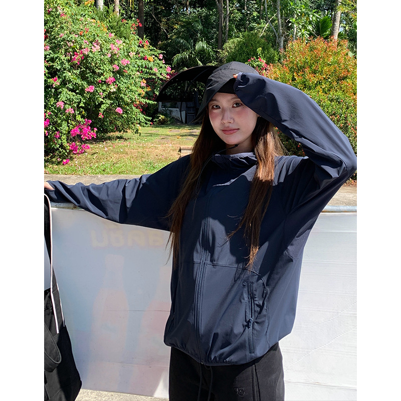 Nantao Lightweight Outdoor Hooded Breathable Sun Protection Clothing for Women, New Style, UPF50+ Cooling Raw Yarn, UV Protection Sun Protection Clothing