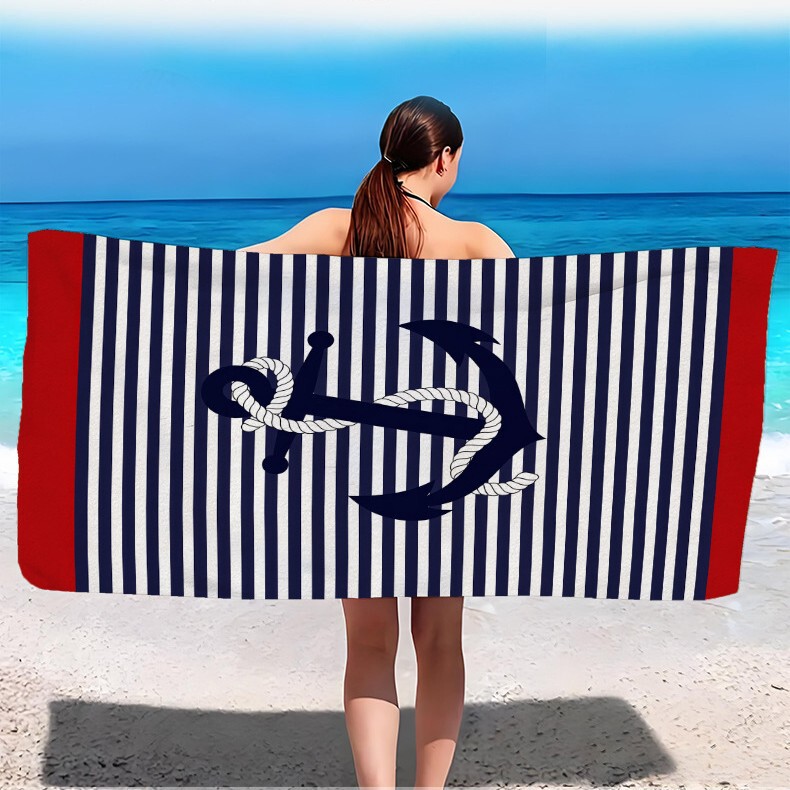 Beach Towel, Quick-Drying Swimming Towel, Foreign Trade Amazon Xiyin Popular Beach Towel, Microfiber Beach Towel