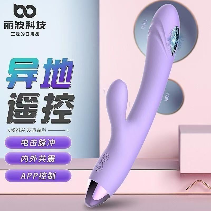 Lipu Purple Elf  Electric Shock Wand for Women, Remote Intelligent Control G-Spot Impact Massage Av Wand