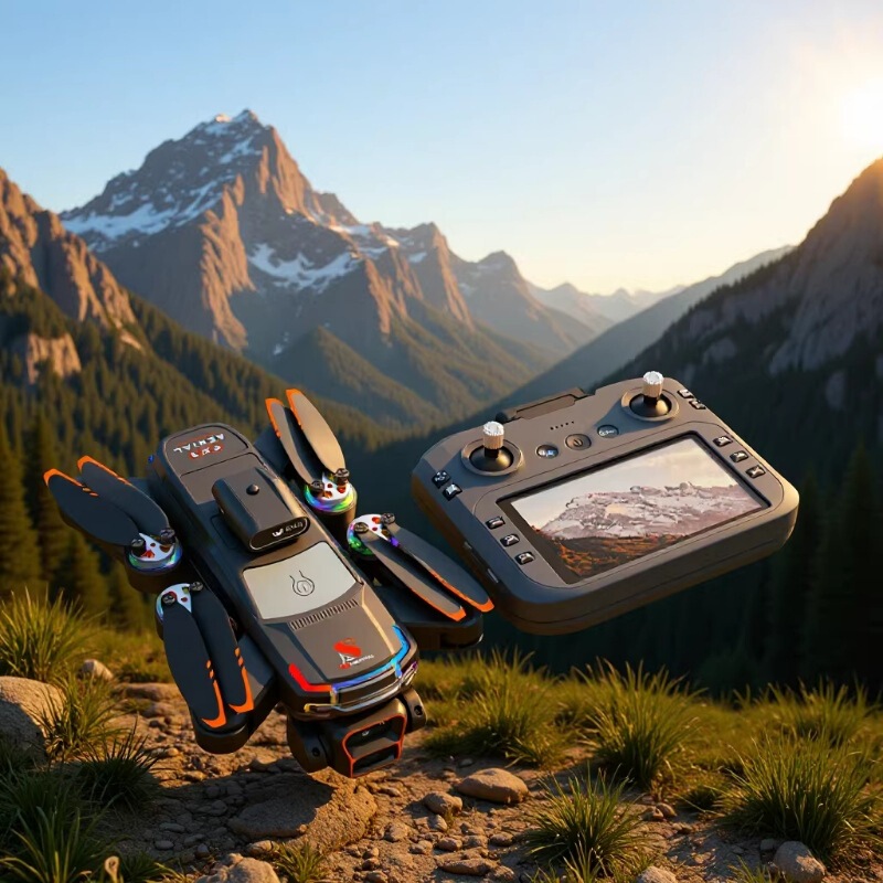 Remote Control with Screen Js39P Foldable Drone with Real-Time Screen, Intelligent Obstacle Avoidance, Aerial Photography Aircraft, Small Batch Mixed Shipment