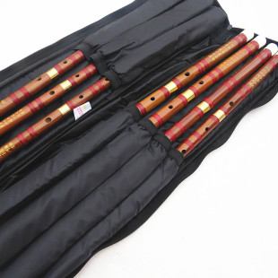 Bamboo flute section two horizontal flute copper set student flute with horn flute Jiangnan 689 set flute playing musical instruments