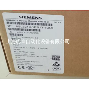 Модуль питания Siemens G120 PM240-2 0 75 кВт 6SL3210-1PB13-8UL0