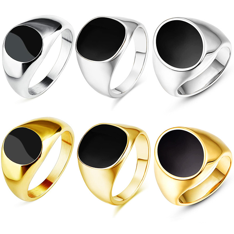 Simple Style Classic Style Commute Geometric 316 Stainless Steel  Rings In Bulk display picture 1