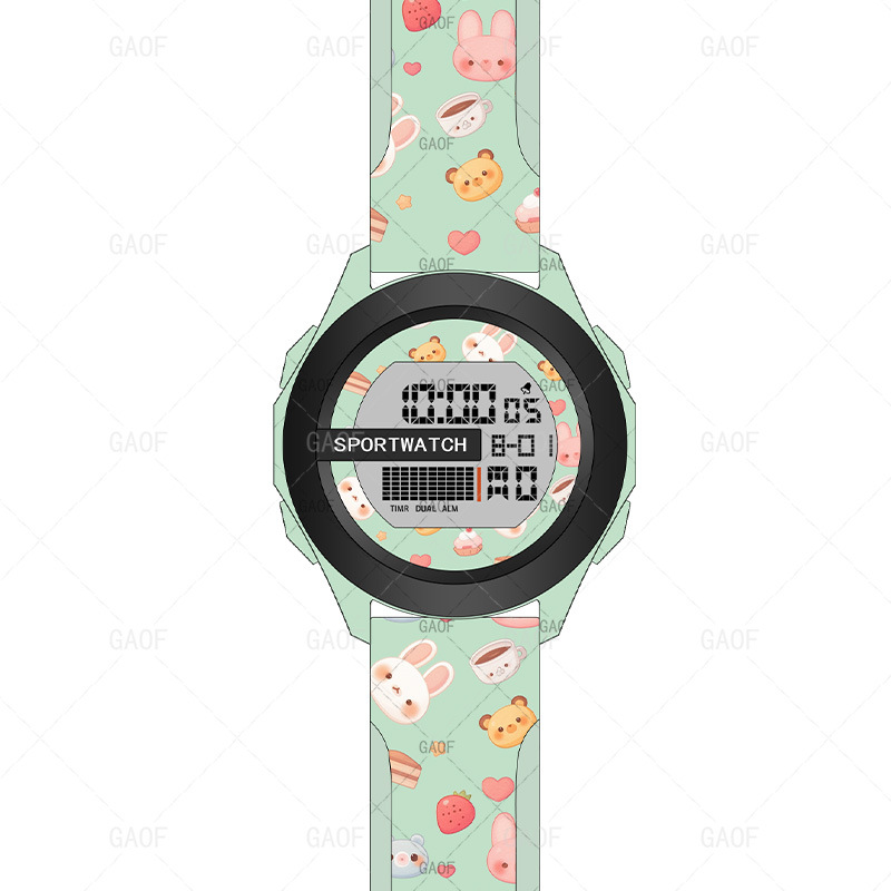Reloj electrónico para niños personalizado Wenzhuang lista de regalos Wenzhuang personalizada