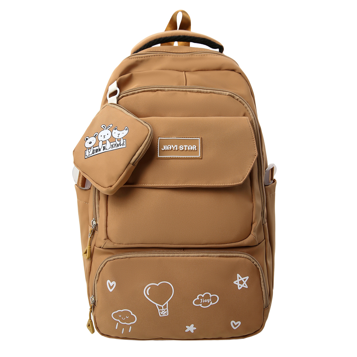 Mochila transfronteriza para estudiantes de secundaria JIAYISTAR Jiayi 2025 nueva bolsa de viaje mochila casual caliente