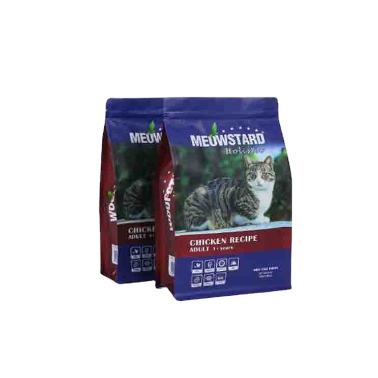 宠物狗粮鱼饲料猫砂食品八边封平底自立塑料包装袋子子复合袋拉链