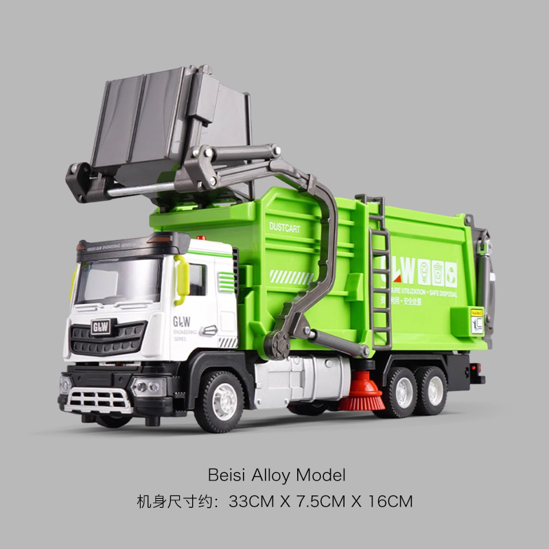 Gran remolque juguete niño camión de rescate en carretera grúa de transporte plana ingeniería de automóviles niños camiones grandes