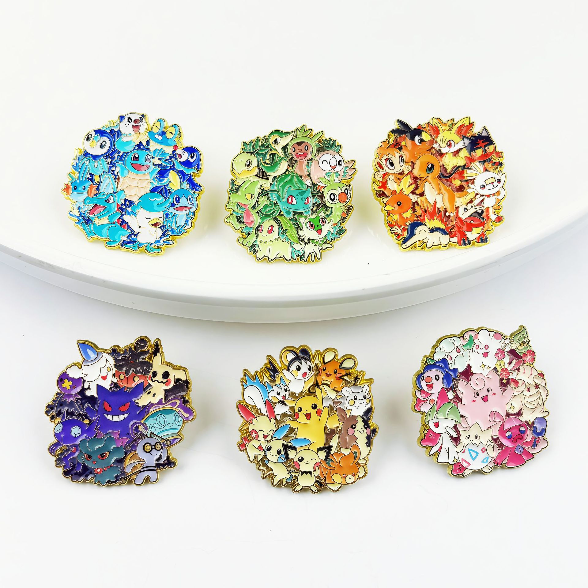 Cartoon brooch
