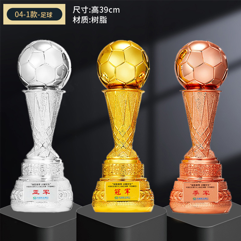 Super trofeo de baloncesto creativo campeón del torneo de fútbol Copa del Mundo recuerdos creativo trofeo