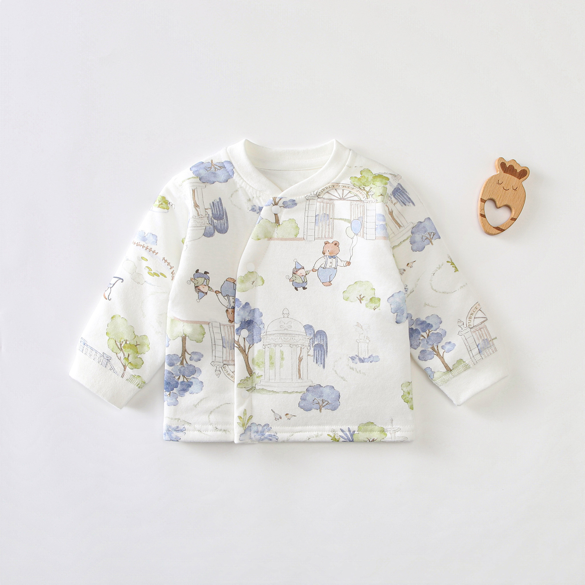 婴儿衣服秋冬季40g薄棉外套男女宝宝棉服加厚保暖上衣纯棉内胆