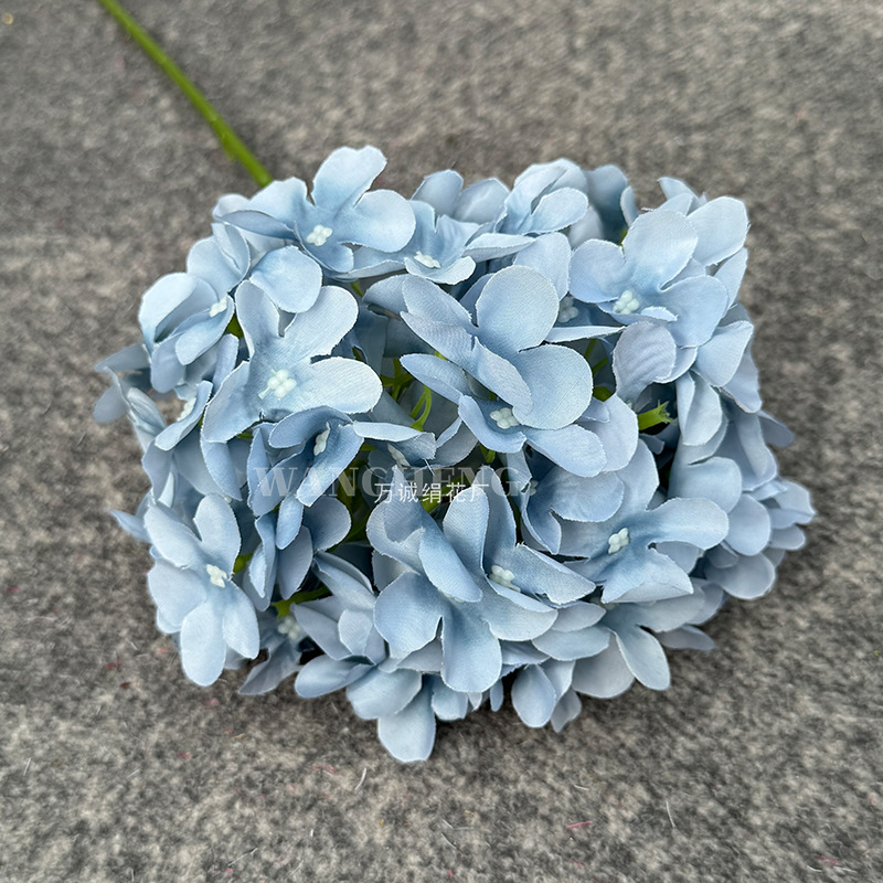 Haze azul decoración de la boda flor de seda flor Hotel fotografía flor de la pared arreglo floral Yingbin distrito Camino de plomo flor artificial