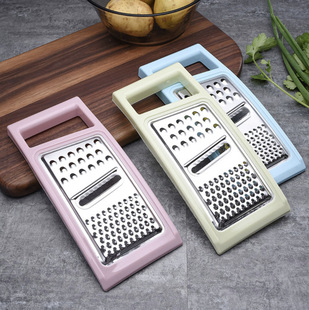 Vegetable cutter grater three-in-one stainless steel potato radish grater cutting board
