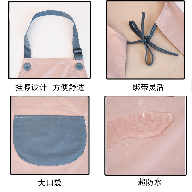 子供の絵画服防水幼稚園ノースリーブブラウスアート逆着用絵画子供親子エプロンカスタマイズ|undefined