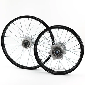 Off-Road Motosiklet Aksesuarları Alüminium Dəmir Ön 1.60X21 Arxa 2.15X18 düym Təkər Diski