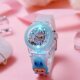 New Cute Cartoon Labubu Doll DIY Kidsren's Watch Luminous Toy Kidsren's Watch Silicone Doll