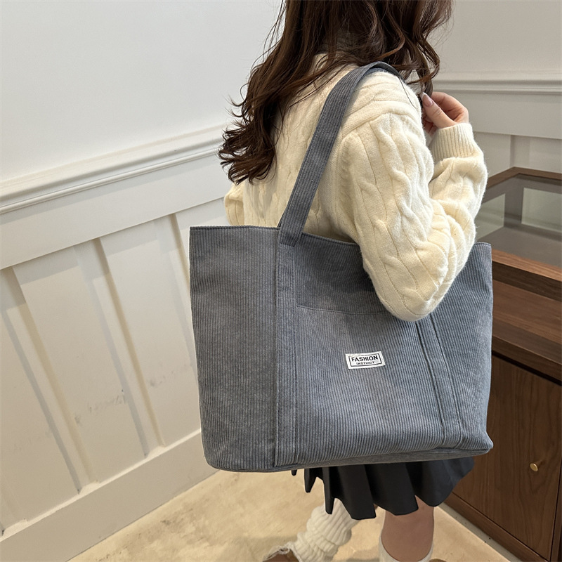 Bolsa de moda de lana de alta capacidad 2024 nueva bolsa de hombro de mano universitaria bolsa de viaje bolsa de mano bolsa de mano