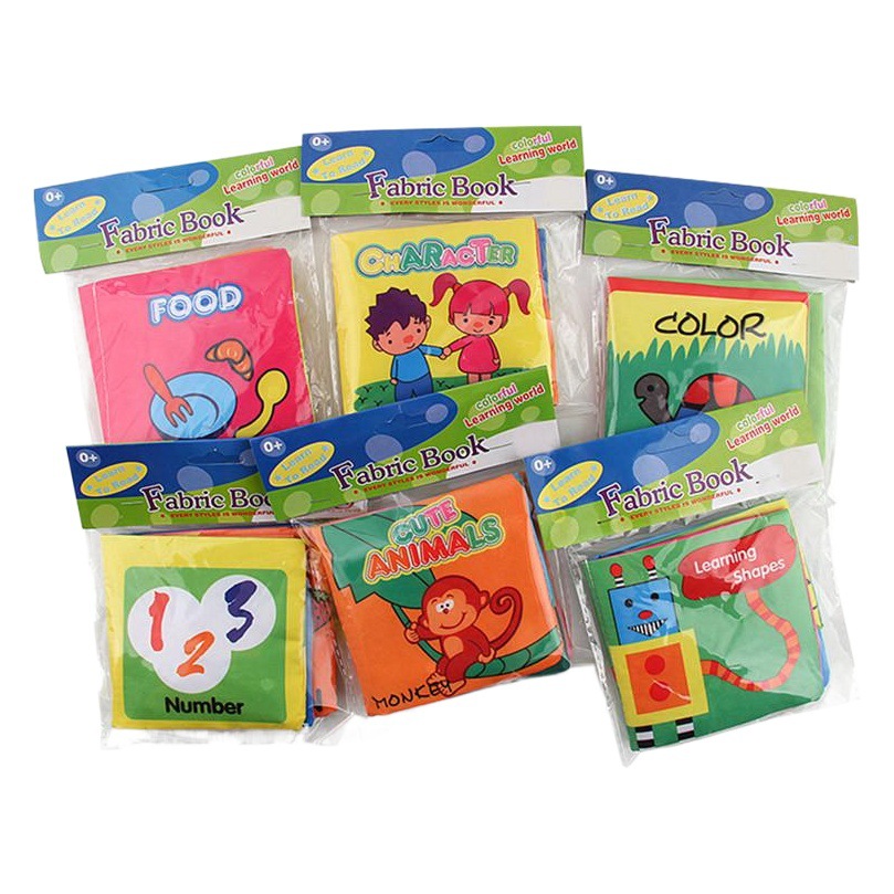 Comercio exterior transfronterizo bebé educación temprana libro de tela tridimensional