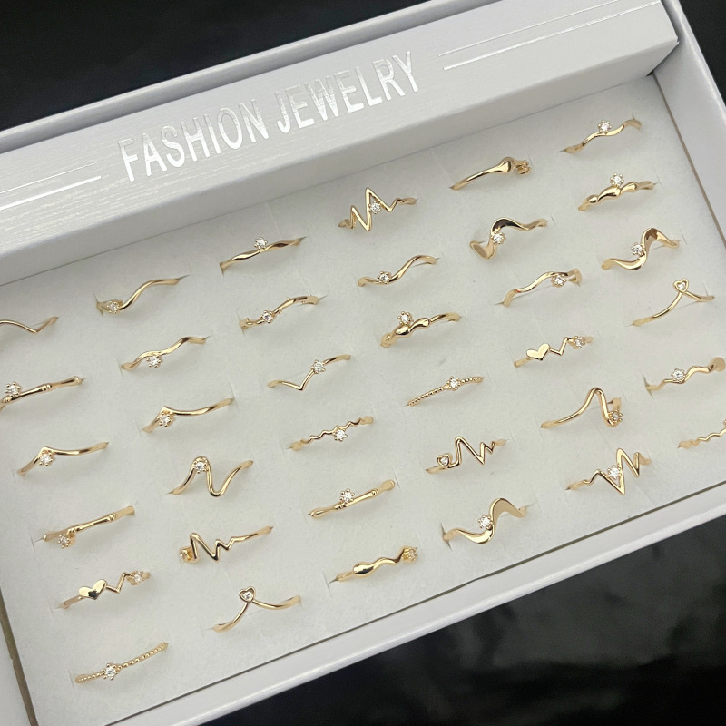 Casual Diamond-Encrusted Fashionable and High-End Ring for Women with Niche Design, Versatile Student Opening, Adjustable Tail Ring Casual Diamond-Encrusted Fashionable and High-End Ring for Women with Niche Design, Versatile Student Opening, Adjustable Tail Ring