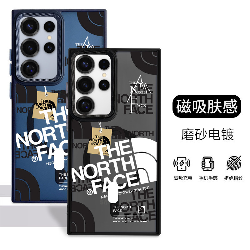 Suitable for Samsung S25Ultra Magnetic S26 Phone Case A56 A17 A16 Trendy Brand A07 Skin-Feel A36 Phone Cover
