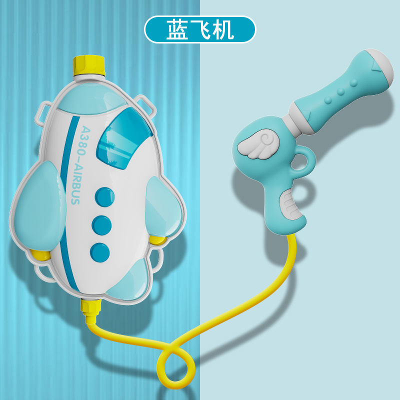 Mochila infantil juguetes de tiro de agua de playa de verano barraca eléctrica de cabello continuo pistola de rociador de agua al por mayor