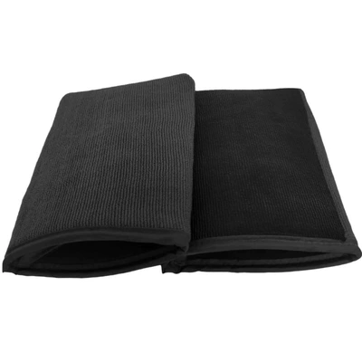 mud grinding gloves mud grinding cloth – Car cleaning tools - striped-black-mud-gloves
