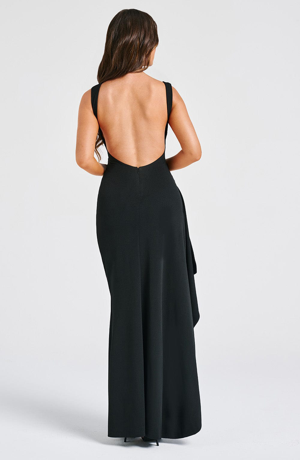 336g Weight Maxi Long Dress Dress Length Type Short Sleeve Sleeve Length Sheath Dress Dresses Type Regular Sleeve Sleeve Type Polyester Fabric Type High Waist Waist Line Holiday, Banquet, Selfie Occasion Round Neck Neckline Regular Fit Fit Type Solid Color Pattern Summer Season Women's Gender Backless Design Streetwear Style Wholesale Women's Streetwear Backless Solid Color Holiday Banquet Selfie Round Neck Short Sleeve Sheath Dress 2