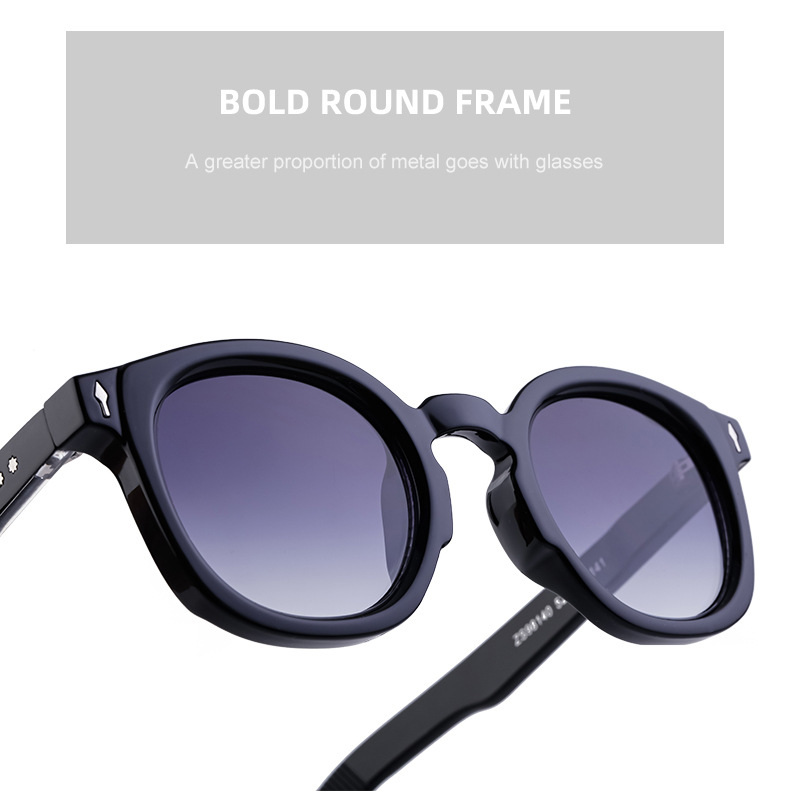 Lässig Einfacher Stil Farbblock Pc Ovaler Rahmen Vollbild Männer Sonnenbrille display picture 8