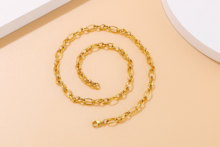 7g Weight Vacuum Plating Gold Plating Process 18K Gold Plated Plating Material Wedding, Travel Occasion 304 Stainless Steel Material Geometric Pattern Women'S Gender Fashion Style Gold, Silver Color Fashion 18K Gold Plated Titanium Steel Wholesale 8