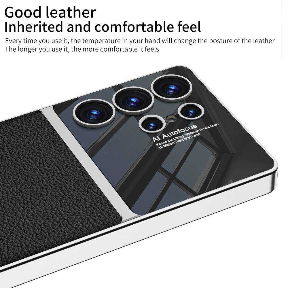Capa protetora para celular Samsung S26 Ultra aplicável a todas as fronteiras, capa para Samsung S25 Ultra, capa de metal lisa e resistente._voghion.com