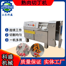 商用猪头肉火龙果切丁机 微冻切肉机 冻肉熟肉冷鲜肉切丁设备