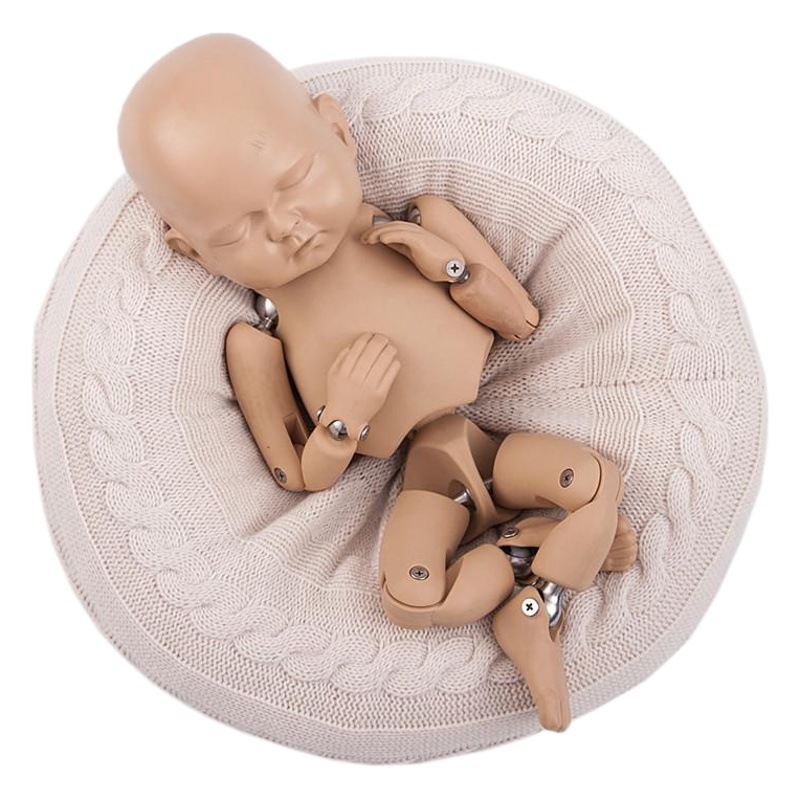 Nueva fotografía sofá bebé fotografía estilo perezoso estera blanco pequeño sofá bebé fotografía auxiliar cama apoyos