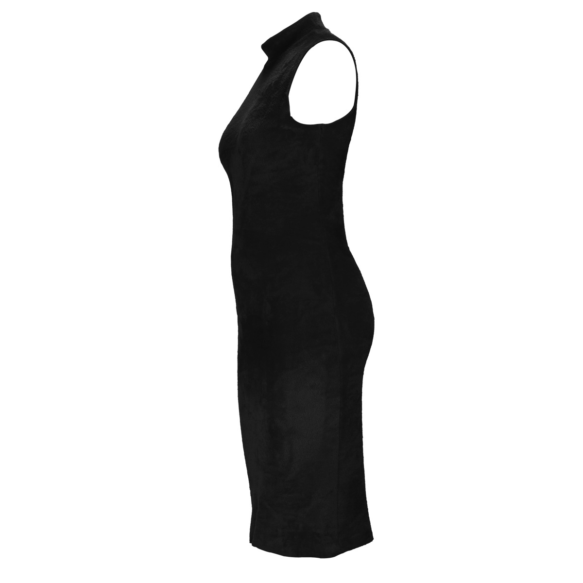 Completo due pezzi donna vestito in velluto e cardigan lungo_voghion.com