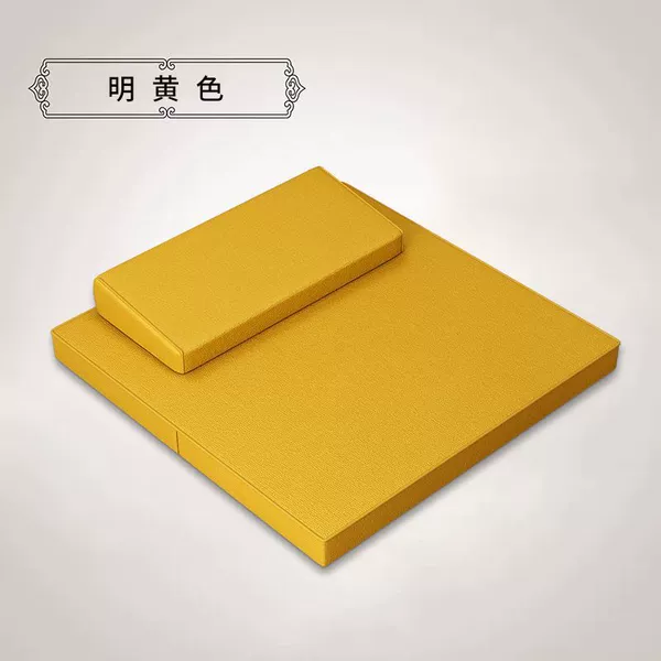 [❊明黄色-无刺绣【斜面款】]