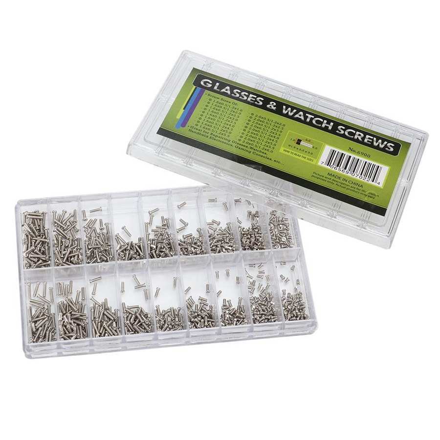 修表工具  手表后盖十字螺丝 NO.6900不锈钢螺丝 18格装十字螺丝