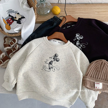 木野冬季加绒卫衣新品童装男女童韩版可爱加厚上衣儿童休闲服饰潮