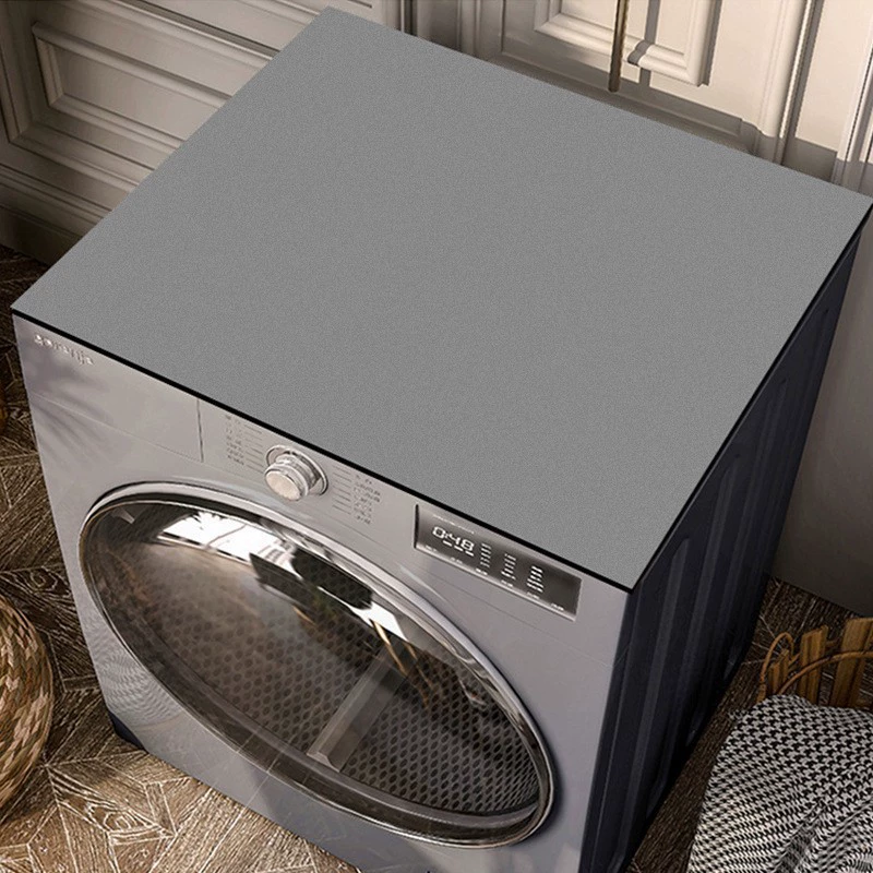 Washing Machine Mat, Modern Minimal Quick-Dry Dustproof Cover, Water-Absorbent, Multiple Sizes