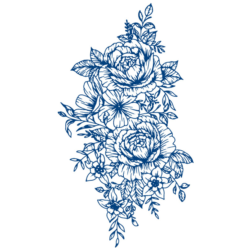 ジュースの紋章はネットの赤い紋章を貼って15日間の現物の卸売りの草本の植物の半永久の刺青のシールを持続します。