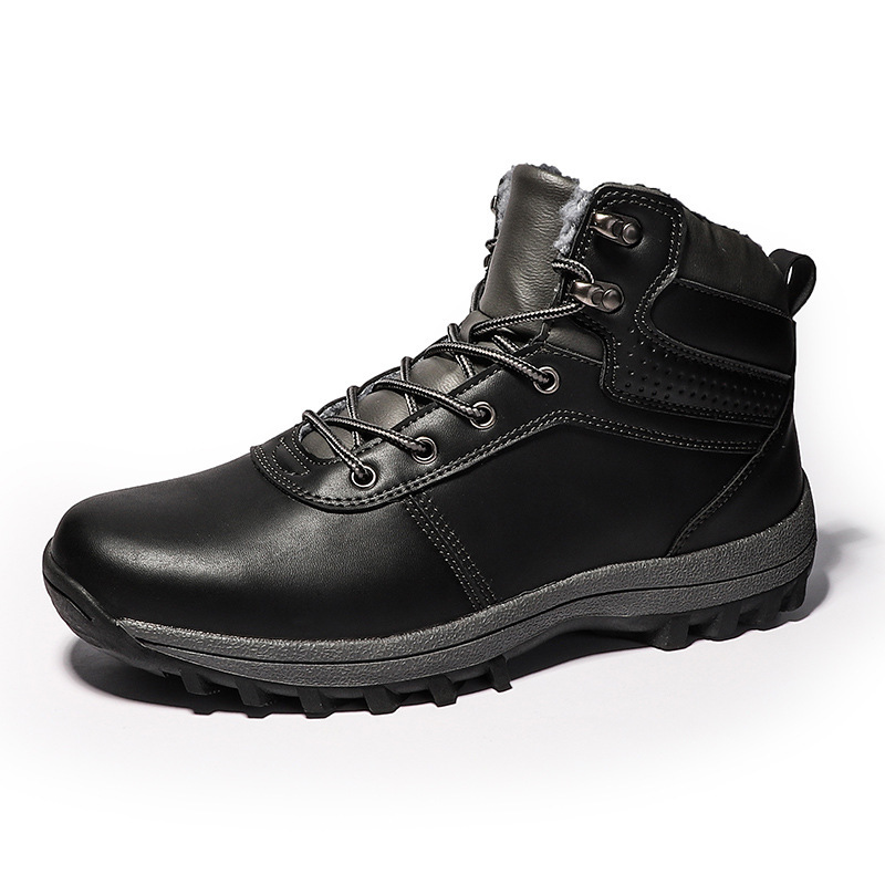 2024 Spring, Autumn and Winter Foreign Trade Men's Snow Boots All-match Warm Mountaineering Boots plus size High-top Retro Men's Snow Boots 2024 Spring, Autumn and Winter Foreign Trade Men's Snow Boots All-match Warm Mountaineering Boots plus size High-top Retro Men's Snow Boots