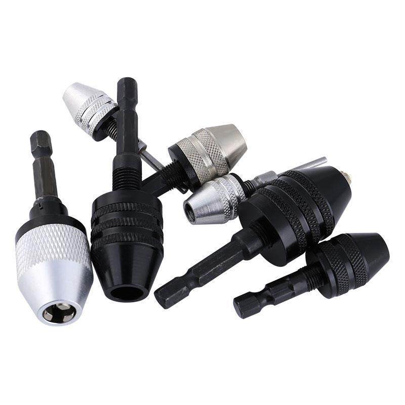 0.3-6.5mm cambio rápido de mango hexagonal de tres garras autocentrado torsión taladro de conversión de mandíbula 3.6 molino eléctrico taladro mandíbula