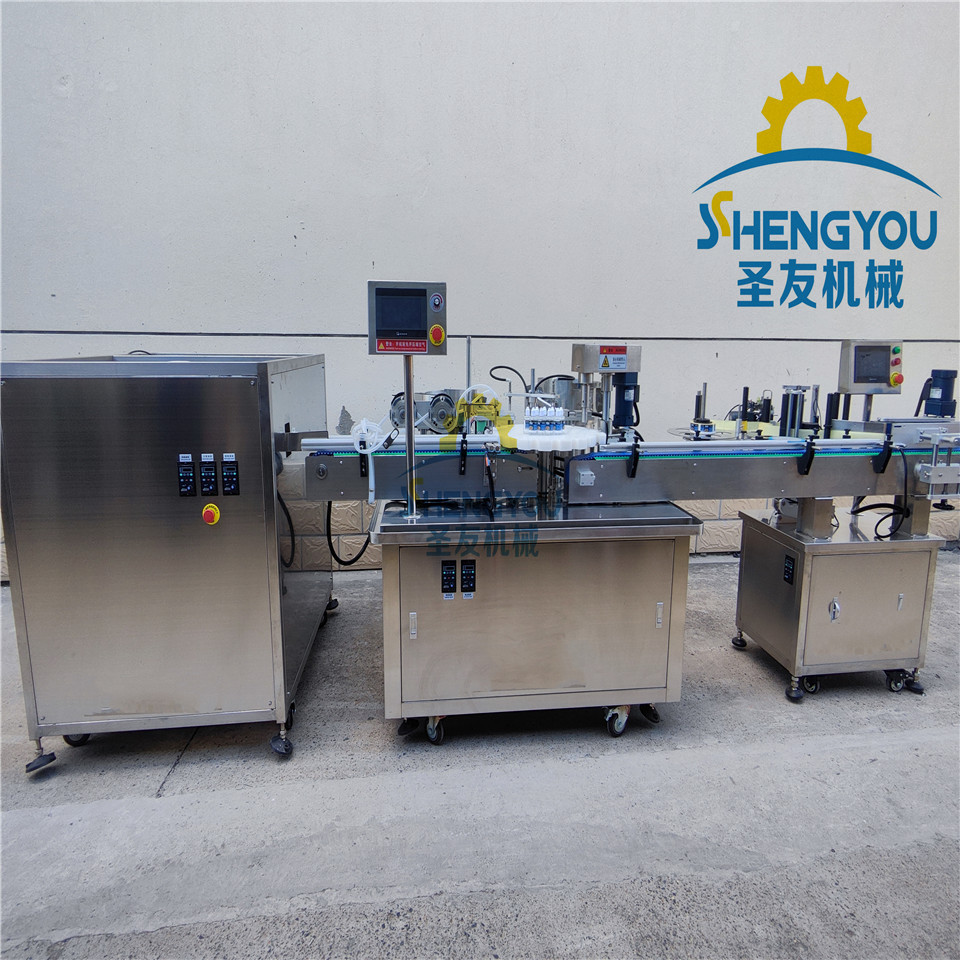 上海酒精消毒液灌装机 医用消毒液灌装线 全自动84消毒液灌装机