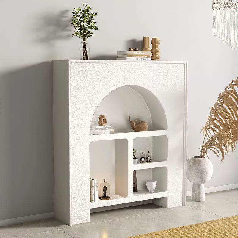ZHUOSE французский ретро каминный стеллаж для интерьера скандинавский белый простой декоративный шкаф