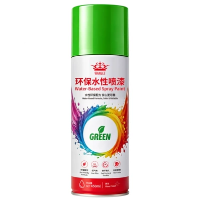and graffiti painting, Avtomobil boya qələmləri - huangka-eco-friendly-water-based-spray-paint-450ml-green