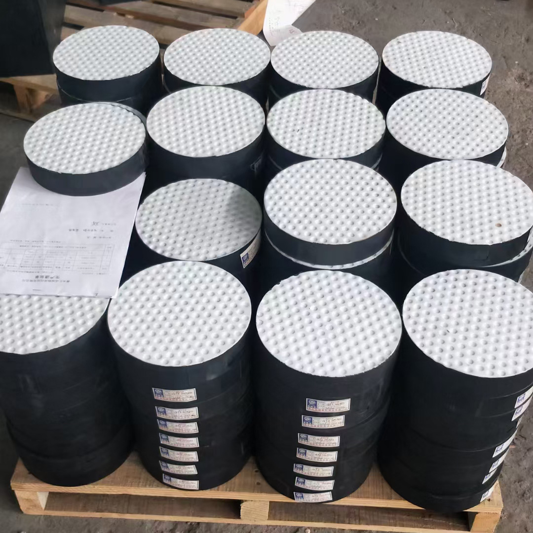 板式橡胶支座桥梁GBYZ圆形四氟滑动桥台处厂家减震桥梁专用圆柱