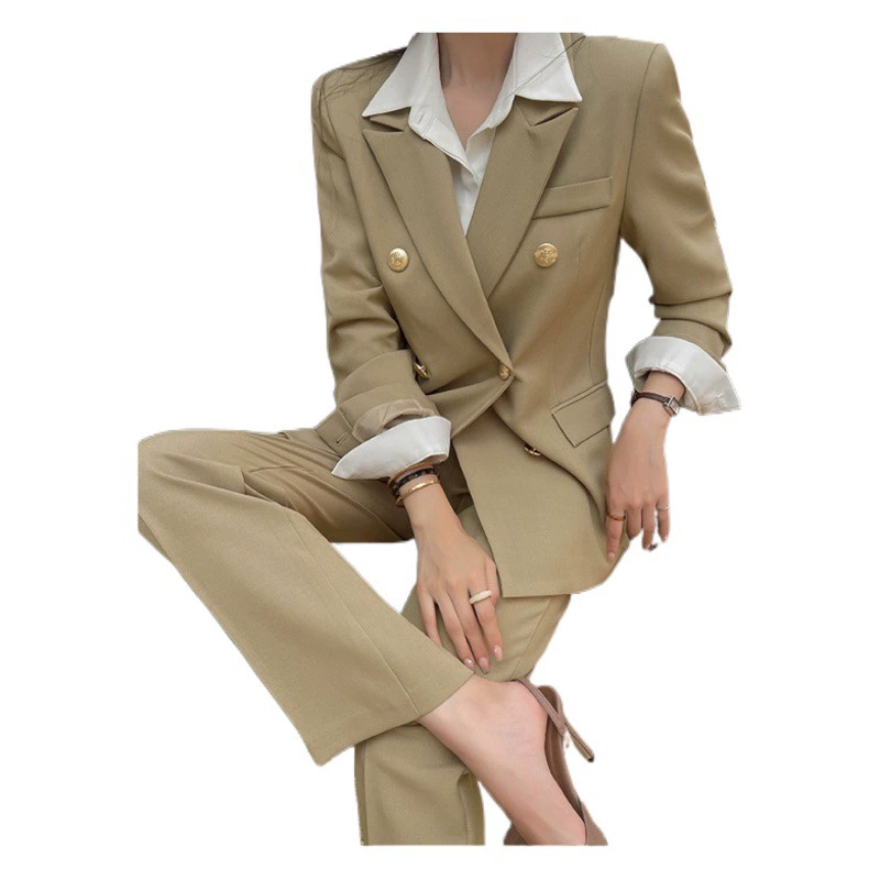 Высококачественный пиджак, Женский Осень 2022, Новый Повседневный модный элегантный Универсальный Профессиональный костюм, деловой костюм
