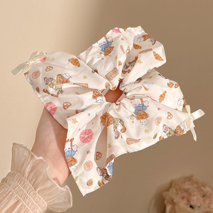 Anillo de cabello perezoso coreano cuerda de cabeza intestino grande niñas de alto nivel de la sensación de cabello de alta elasticidad correa de cabello de cabello super grande