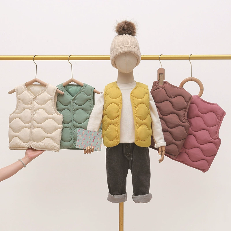 Внешняя торговля трансграничная 851 [Готовый жилет] Осенне-зимний новый детский хлопковый жилет, хлопковая одежда, детская одежда, хлопковый жилет