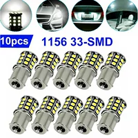 Автомобильный светодиодный стоп-сигнал 1157 1156 2835 33SMD BAY15D выделить лампочку заднего хода